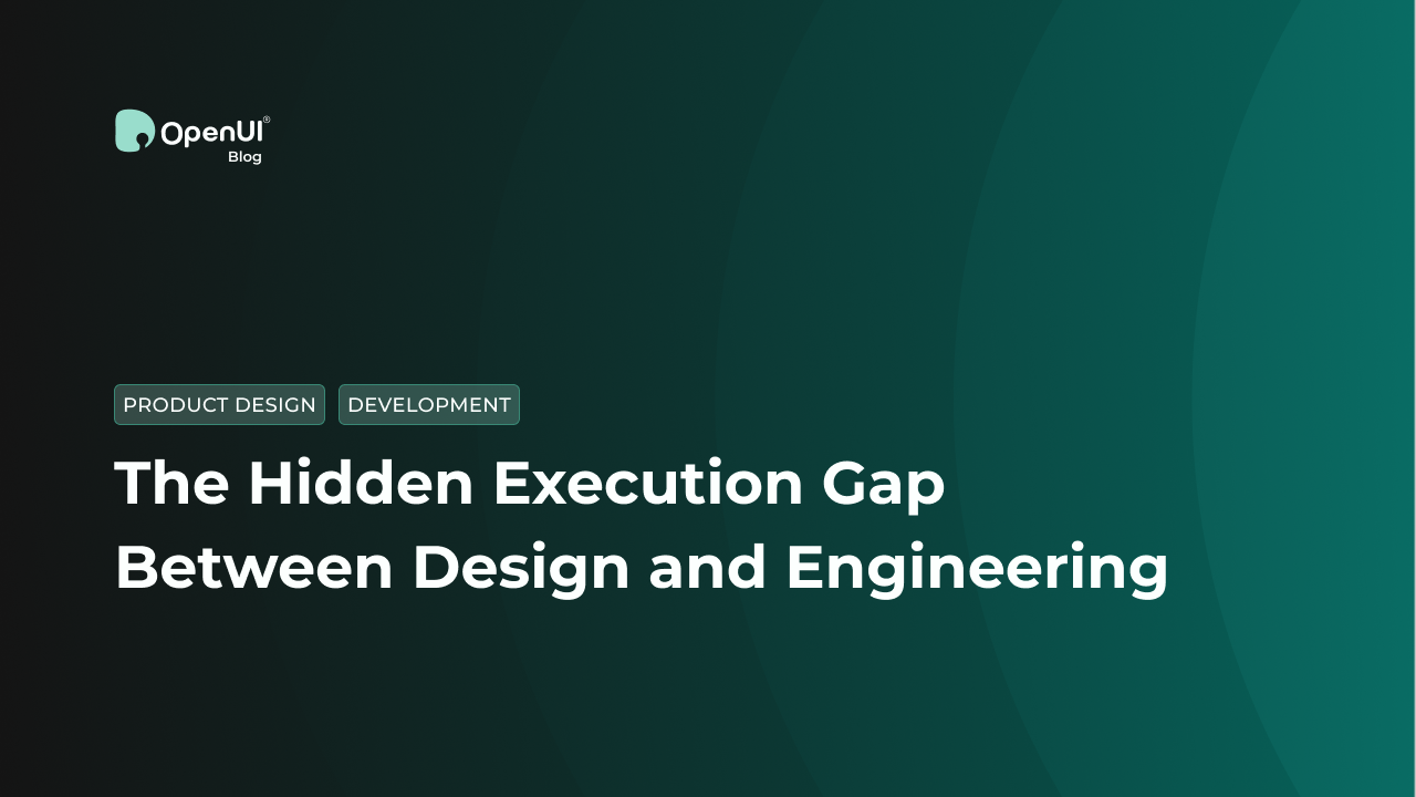 The Hidden Execution Gap Between Design and Engineering